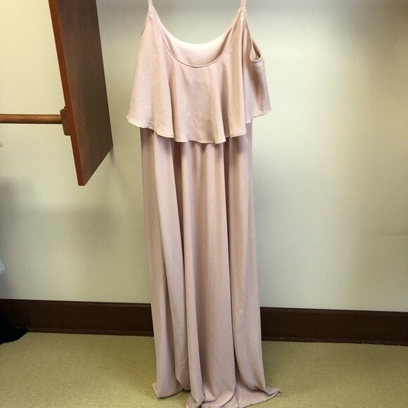 NWT Show Me Your Mumu Caitlin Ruffle Maxi Dress Wedding Bridesmaid Medium - Picture 3 of 6